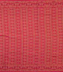 Turquoise Handloom Korvai Kanchipuram Silk Saree With Meena Floral Border-KA15749
