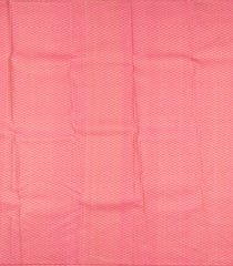 BubbleGum Pink Handloom Kanchipuram Silk Saree With Diagonal Stripes-KA13524