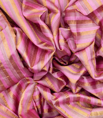 Bubblegum Pink Woven Georgette Silk Saree With Embroidered Pallu-EN1696