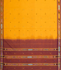 Yellow Woven Kadappa Cotton Saree With Buttas-KN0725