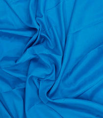 Sky Blue Woven Mysore Silk Saree With Contrast Zari Border-MS3815
