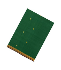 Green Woven Kadappa Cotton Saree With Buttas-KN0741