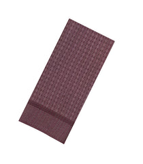 Dark Brown Woven Tussar Silk Saree With Diamond Motifs-TU3303