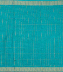 Turquoise Printed Art Dola Silk Saree With Zari Checks & Border-BL5741