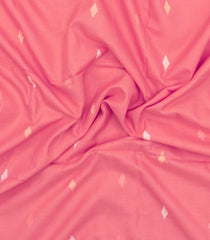 Peach Handloom Bengal Cotton Saree With Buttas-BG1987