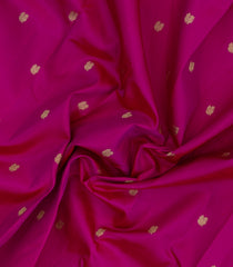 Hot Pink Handloom Korvai Kanchipuram Silk Saree With Buttas-KA15308
