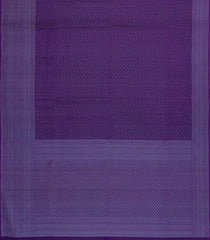 Violet Handloom Soft Silk Saree With Floral Zari Stripes-SO4576