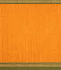 Yellow Woven Chettinad Cotton Saree With Stripes-CN1888