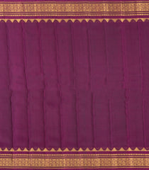 Dark Blue Handloom Gadwal Silk Saree With Zari Checks & Buttas -GA0446