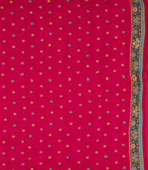 Black Printed Synthetics Dola Satin Saree With Paisley Motifs-BL5160