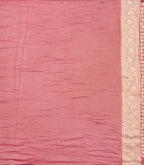 Multicolor Handloom Khadi Georgette Silk Saree With Hand Embroidered Selvage-EN1722