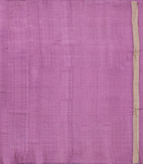 Lilac Woven Tussar Silk Saree With Floral Buttas-TU3432