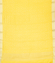 Yellow Woven Mysore Silk Saree With  Sequin Work & Zari Border-MS3061