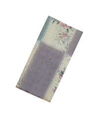 Cyan Woven Synthetic Dola Silk Saree With Woven & Printed Floral Motifs-BL4662