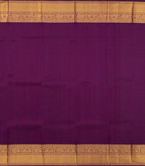 Turquoise Handloom Korvai Kanchipuram Silk Saree With Stripes & Buttas-KA14009