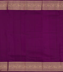 Magenta Woven Pure Silk Saree With Floral Buttas-KA15534