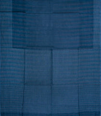 Indigo Woven Tussar Saree With Stripes-TU3348