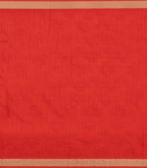 Mustard Woven Art Dupion Saree With Printed Floral Motifs-BL4934