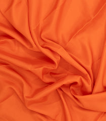Orange Woven Mysore Silk Saree With Purple Border-MS3780