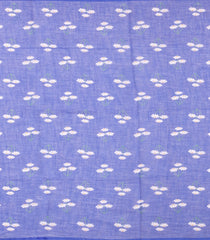 Purple Printed Synthetic Linen Saree With Floral Motifs-SY0076