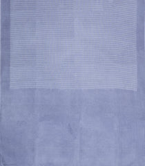 Grey Printed Tussar Silk Saree With Chevron Motifs-TU3364