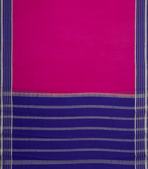 Pink Woven Mysore Silk Saree With Contrast Zari Border-MS3795