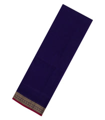 Violet Woven Chirala Cotton Saree With Printed Blouse-CR1521