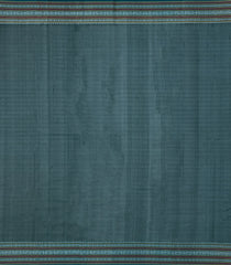 Sandal Handloom Kanchi Cotton Saree With Contrast Silk Border-KC1740