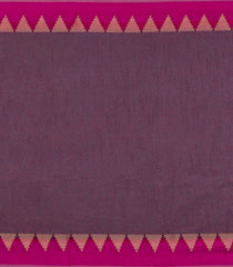 Dark Grey Printed Synthetics Dola Tissue Body With Temple Border -BL5229