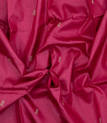 Pink Woven Tussar Silk Saree With Floral Motifs-TU3261