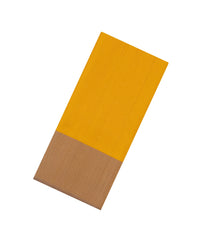 Mustard Handloom Soft Silk Saree With Stripes & Contrast Border-SO4595