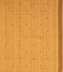 Oil Mustard Woven Blended Tussar Saree With Printed Floral Motifs-BL4823