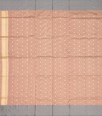 Dusty Pink Handloom Banarasi Silk Saree With Bird Buttas