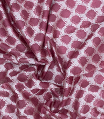 Chestnut Pink Woven Pure Banarasi Organza Silk Saree With Jaal Motifs-KS1143