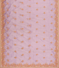 Lavender Woven Blended Tissue Saree With Embroidered Meena Floral Motifs-BL4865
