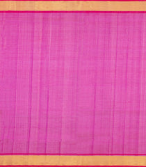 Purple Handloom Silk Cotton Saree With Buttas & Contrast Zari Border-SC4646