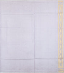 Lavender Handloom Banarasi Organza Silk Saree With Meena Floral Motifs-BE1826