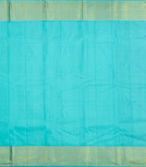Dark Blue Handloom Korvai Kanchipuram Silk Saree With Buttas-KA16425