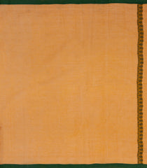 Mustard Handloom Bengal Cotton Saree With Annam Motifs-BG1826