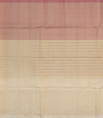 Beige Woven Kora Soft Silk Saree With Stripes & Buttas-SO4738