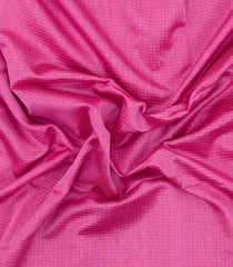 BubbleGum Pink Handloom Maheswari Silk Cotton Saree With Zari Checks-SC4133