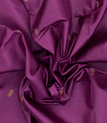 Lilac Woven Tussar Silk Saree With Mango Motifs & Zari Border-TU3533