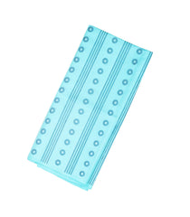 Turquoise Handloom Soft Silk Saree With Stripes & Buttas-SO4222