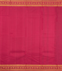 Dark Green Handloom Korvai Kanchipuram Silk Saree With Buttas-KA15719