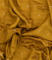 Mustard Printed Synthetics Dola Saree Zari Stripes & Buttas-BL5283