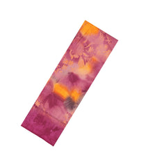Magenta Printed Synthetic Linen Saree With Floral Motifs-SY0336