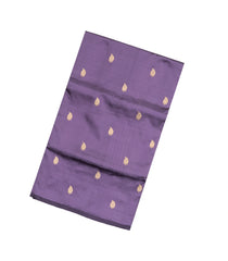 Lilac Handloom Banarasi Silk Saree With Mango Motifs-BE1546