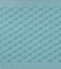 Cyan Handloom Bengal Cotton Saree With Floral Jaal motifs-BG1801