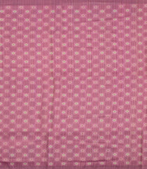 Pink Printed Synthetic Tussar Silk Saree With Contrast Border-SY0142