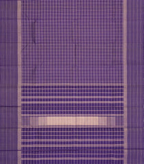 Violet Handloom Soft Silk Saree With Zari Checks-SO4667